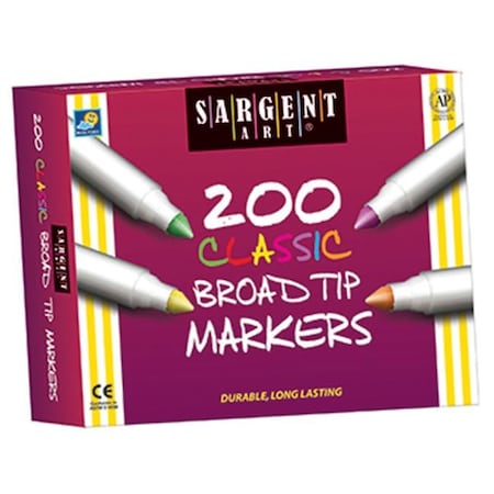 SARGENT ART Sargent Art Inc. SAR221527 Sa Markers Best Buy Assort 8 Colors SAR221527